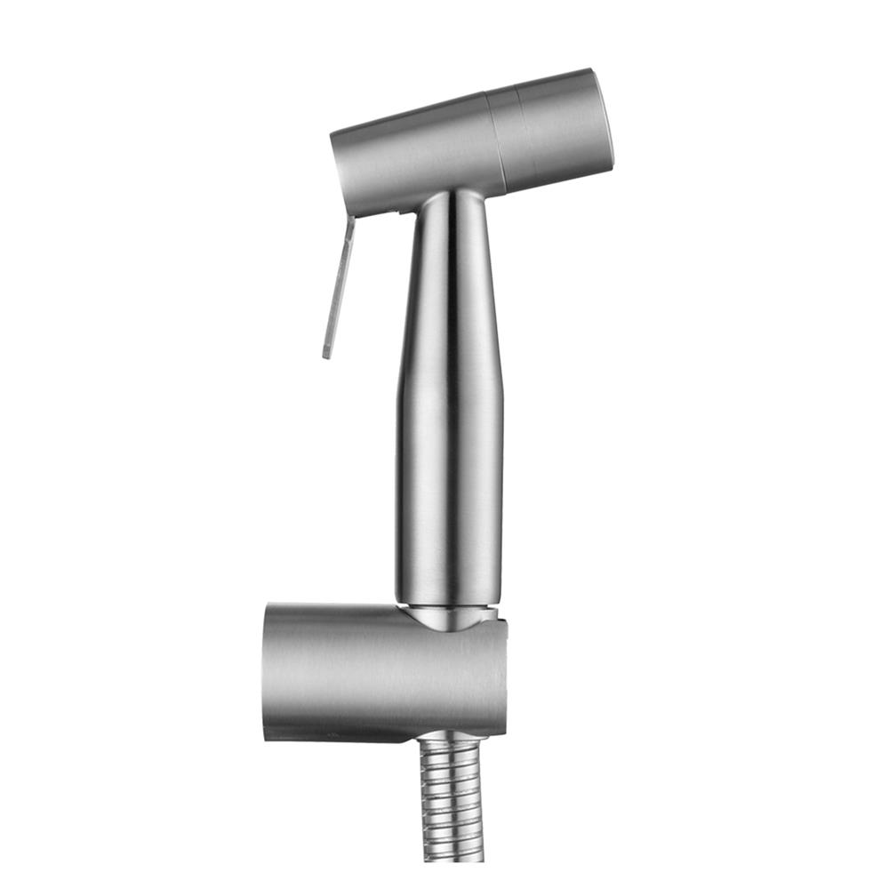 สายฉีดชำระครบชุด HANG SS SS-14 สีเงิน