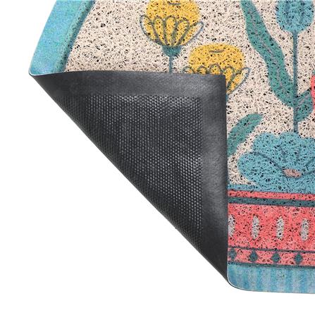 พรมเช็ดเท้าดักฝุ่น HOME LIVING STYLE GLORY 40X60 ซม. สีครีม_1