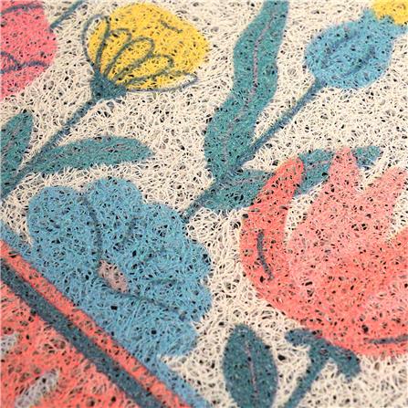 พรมเช็ดเท้าดักฝุ่น HOME LIVING STYLE GLORY 40X60 ซม. สีครีม_2