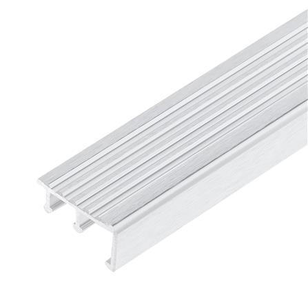 จมูกบันไดอะลูมิเนียม DP NAC401510 4 ซม. 1.5 ม. สีเงินปัดลาย_0