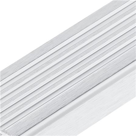 จมูกบันไดอะลูมิเนียม DP NAC401510 4 ซม. 1.5 ม. สีเงินปัดลาย_1
