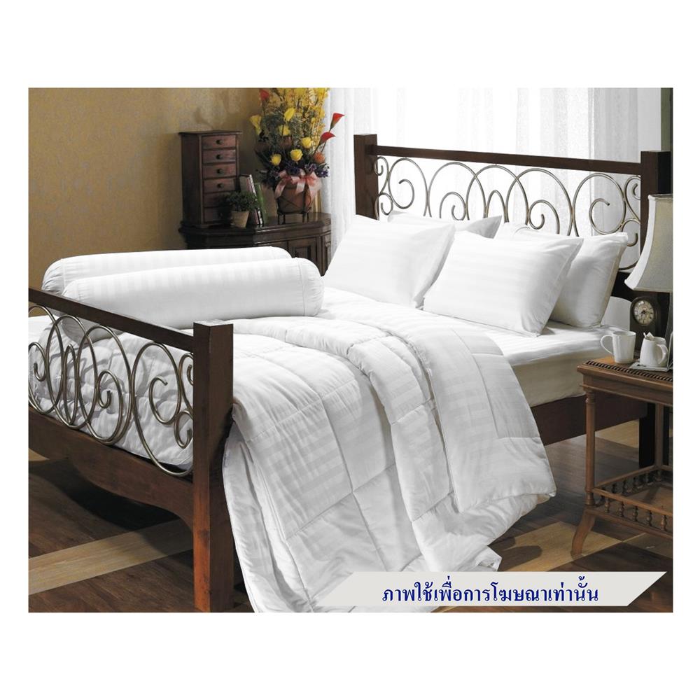 ชุดผ้าปูที่นอน 3.5 ฟุต 3 ชิ้น JESSICA STRIPE 20076-WHITE