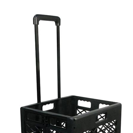 รถเข็นตะกร้าทรงสูงพับได้ MATALL JRWS-8B สีดำ_2