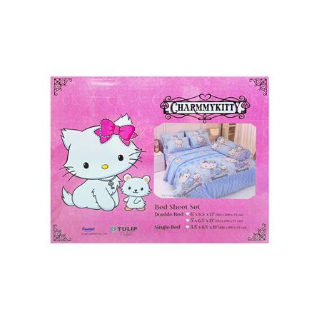 ชุดผ้าปูที่นอน 3.5 ฟุต 3 ชิ้น TULIP CHARMMYKITTY 60014-DLC137_3