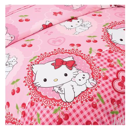ชุดผ้าปูที่นอน 6 ฟุต 5 ชิ้น TULIP CHARMMYKITTY 60012-DLC138_1