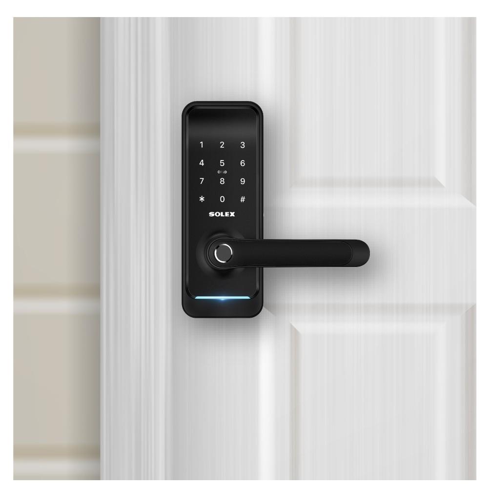 กลอนดิจิตอล SOLEX E-LOCK 7019 สีดำ