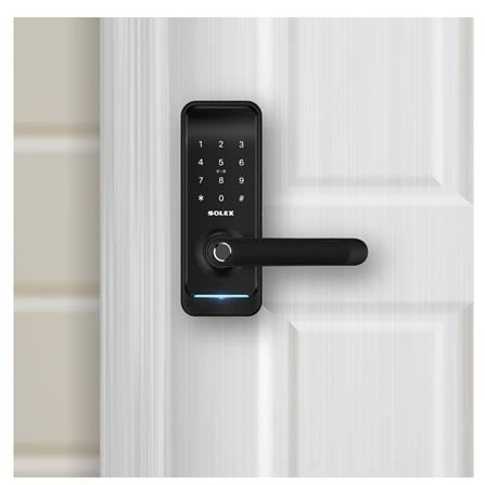 กลอนดิจิตอล SOLEX E-LOCK 7019 สีดำ_1