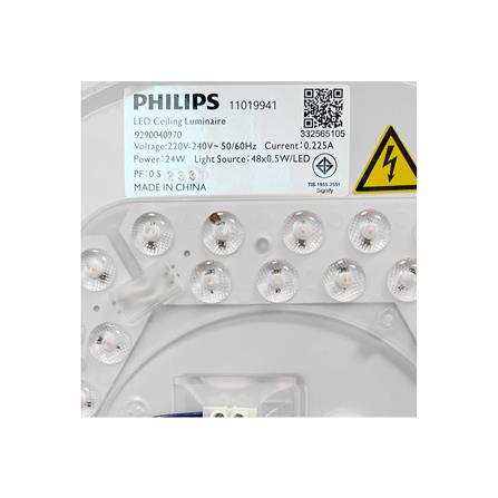 ไฟเพดาน LED PHILIPS CL610 SPARKLE 15 นิ้ว 24 วัตต์ DAYLIGHT/COOL WHITE/WARM WHITE สีขาว_5
