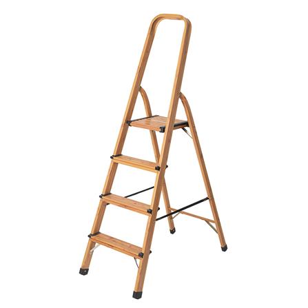 บันไดทรง A มีมือจับ MATALL HMD-AW4 4 ขั้น ลายไม้_1