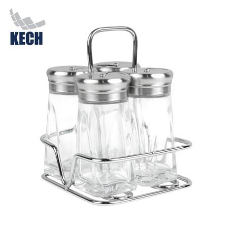 ชุดที่ใส่เครื่องปรุง 4 ช่อง KECH HOUS สเตนเลส_1