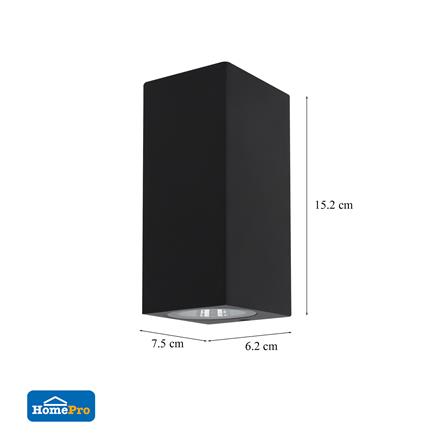 ไฟกิ่งภายนอก LED CARINI BO-T8023 6 วัตต์ WARM WHITE สีดำ_6