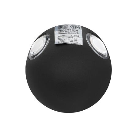 ไฟกิ่งภายนอก LED CARINI BO-T4101-4 4 วัตต์ WARM WHITE สีดำ_2