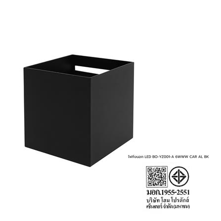 ไฟกิ่งภายนอก LED CARINI BO-YZ001-A 6 วัตต์ WARM WHITE สีดำ_9