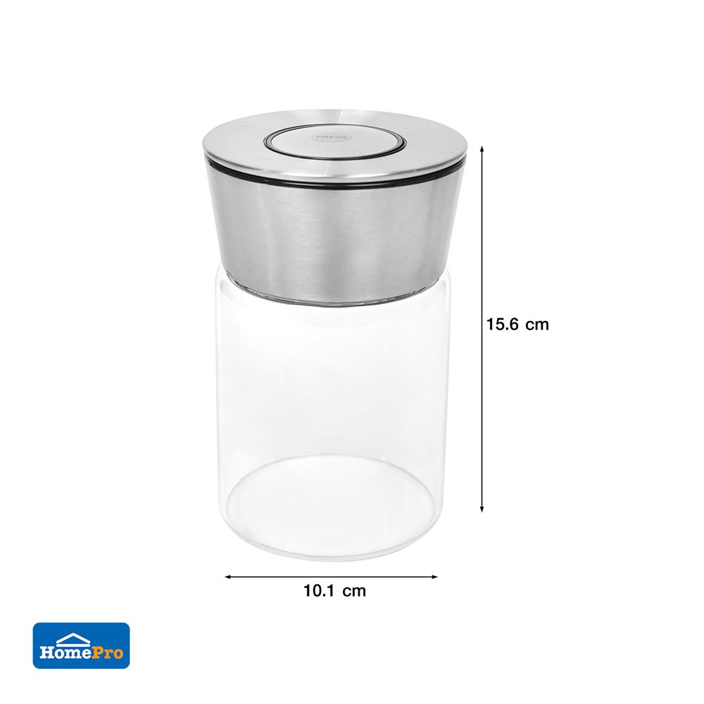 ขวดโหลแก้วฝากด KECH VENICE 0.65 ลิตร สีใส