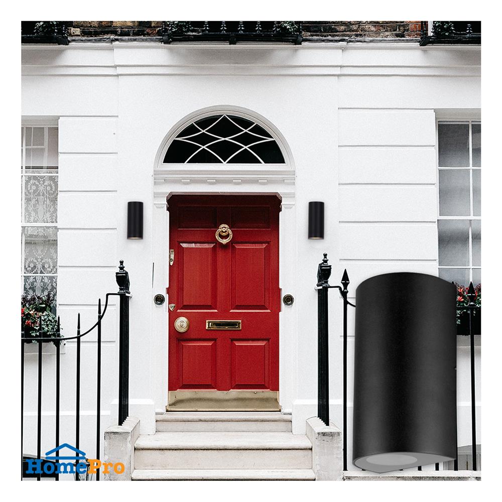 ไฟผนังภายนอก L&E 36-01911 สีดำ