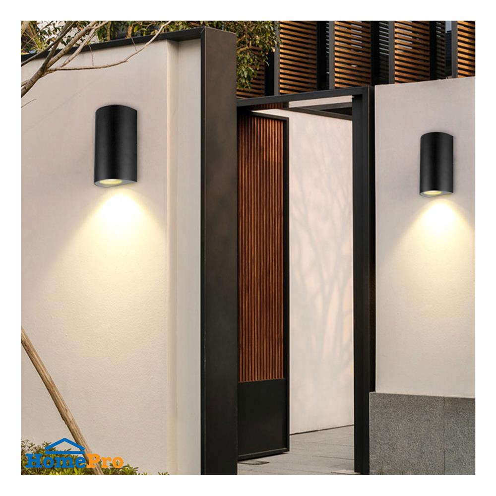 ไฟผนังภายนอก L&E 36-01911 สีดำ