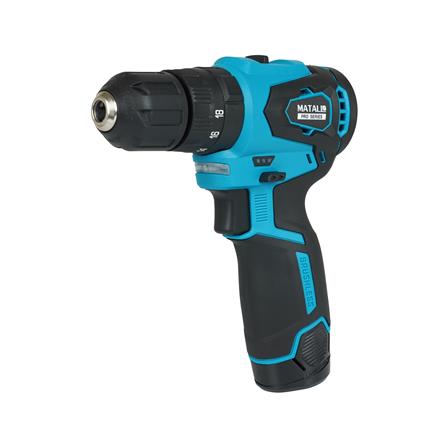 สว่านกระแทกไร้สาย (พร้อมแบตเตอรี่) MATALL PRO CD1036T BL 12 โวลต์_3