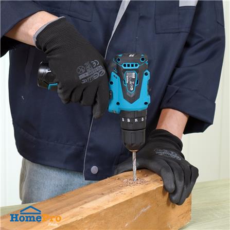 สว่านกระแทกไร้สาย (พร้อมแบตเตอรี่) MATALL PRO CD1036T BL 12 โวลต์_10