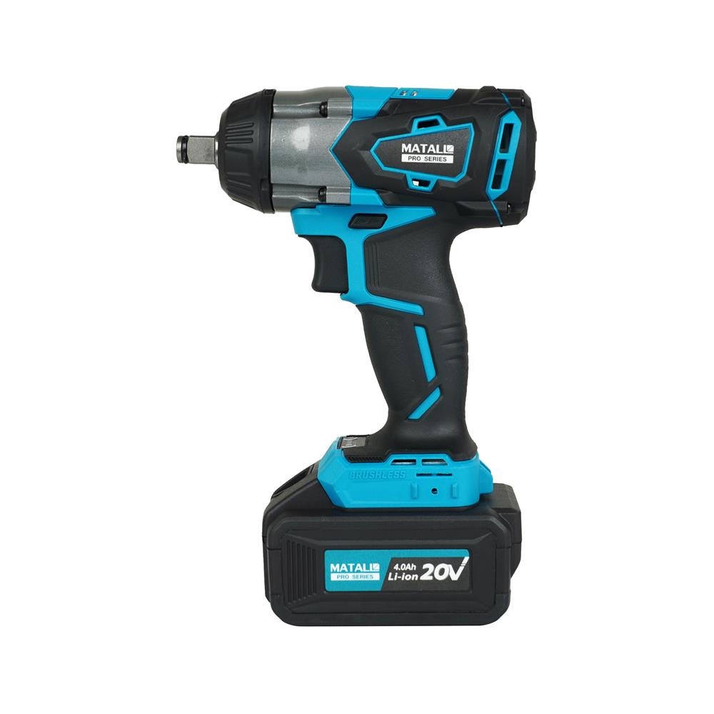 บล็อกกระแทกไร้สาย (พร้อมแบตเตอรี่) MATALL PRO IW2035S BL 20 โวลต์