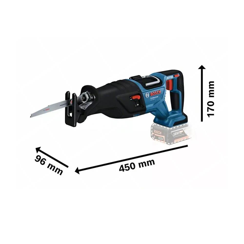 เลื่อยชักไร้สาย (เฉพาะตัวเครื่อง) BOSCH GSA 185-LI