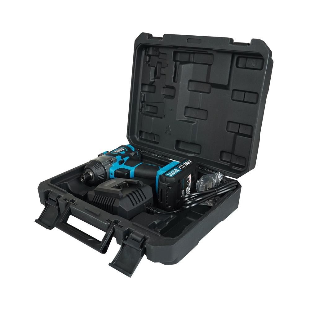 สว่านไขควงกระแทกไร้สาย (พร้อมแบตเตอรี่) MATALL PRO IW2035H BL 20 โวลต์