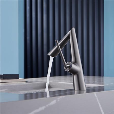 ก๊อกอ่างล้างหน้าผสม ESTHER EF-04-622-68 สีเทา_1