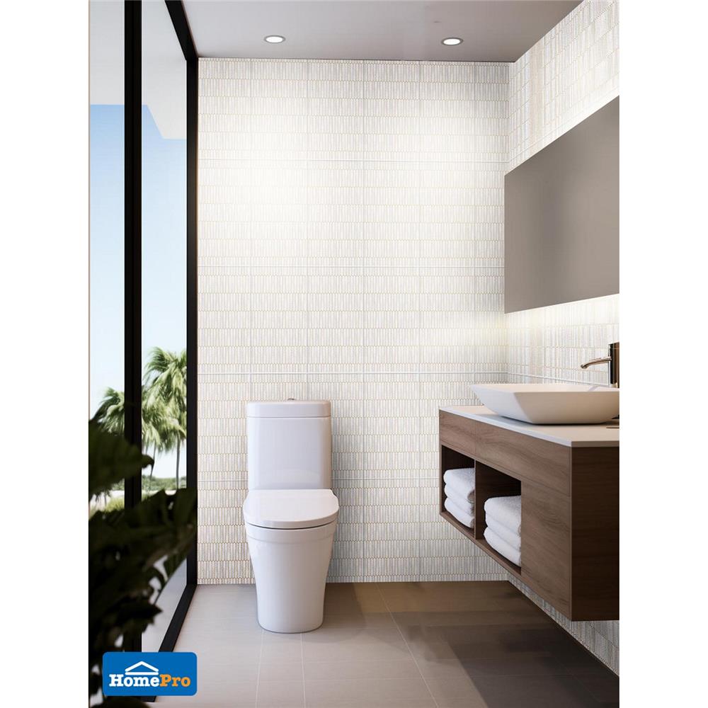 กระเบื้องผนัง 30x60 ซม. EAST ATHENA แอรีส ไวท์ A 1.44 ตร.ม.