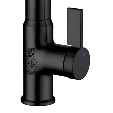 ก๊อกอ่างล้างหน้าผสม ESTHER EF-03-621-55 สีดำ_5