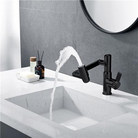 ก๊อกอ่างล้างหน้าผสม ESTHER EF-03-621-55 สีดำ_3