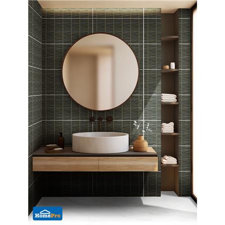 กระเบื้องผนัง 30x60 ซม. EAST ATHENA แอรีส แบล็ค A 1.44 ตร.ม._5