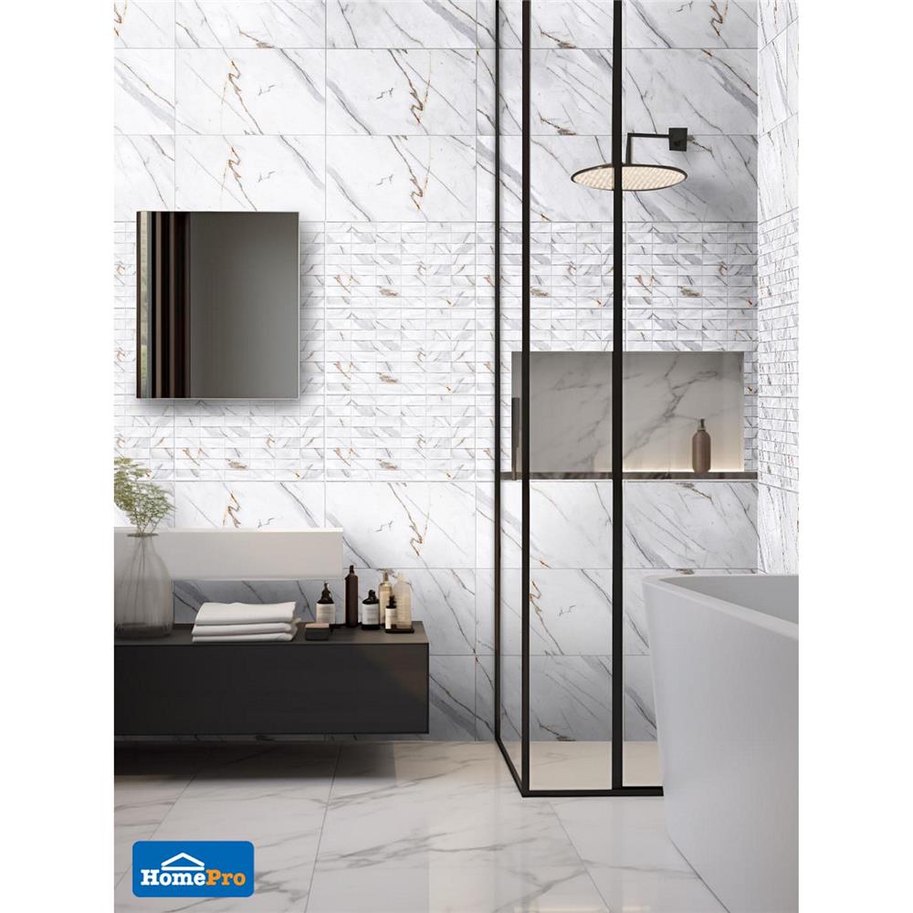 กระเบื้องผนัง 30x60 ซม. EAST ATHENA เซล่า ไวท์ A 1.44 ตร.ม.