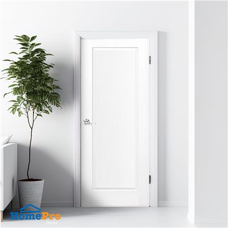 ประตูภายใน HDF AZLE 101 ดารารัตน์ 80X200 ซม. สีรองพื้น ไม่เจาะลูกบิด_2