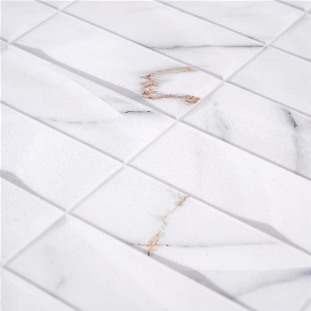 กระเบื้องผนัง 30x60 ซม. EAST ATHENA เซล่า บริค ไวท์ A 1.44 ตร.ม.