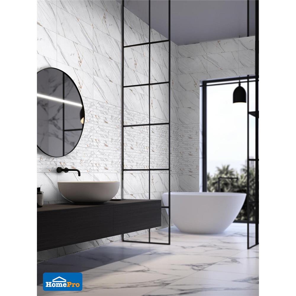 กระเบื้องผนัง 30x60 ซม. EAST ATHENA เซล่า บริค ไวท์ A 1.44 ตร.ม.