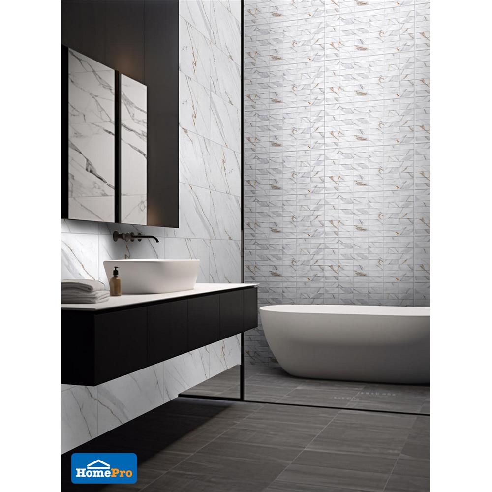 กระเบื้องผนัง 30x60 ซม. EAST ATHENA เซล่า บริค ไวท์ A 1.44 ตร.ม.