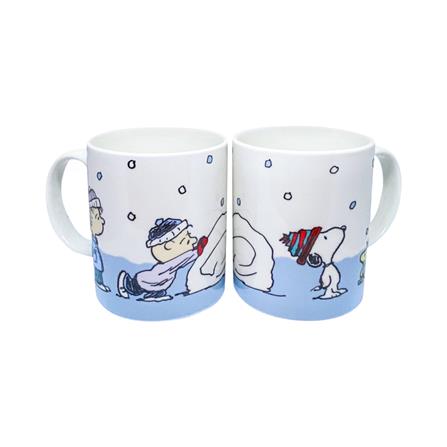 ชุดแก้วหู BONE CHINA CORELLE SNOOPY SNOW 410 มล. 2 ใบ_0