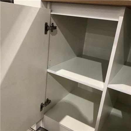 เคาน์เตอร์บาร์ชั้นวางฝั่งขวา SB FURNITURE SATOMI 19210736 140 ซม. สีขาว_4