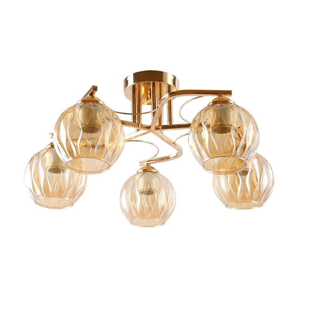 ไฟถาด NEOLIGHT 19137-5FG สีทอง/ชา 5 หัว