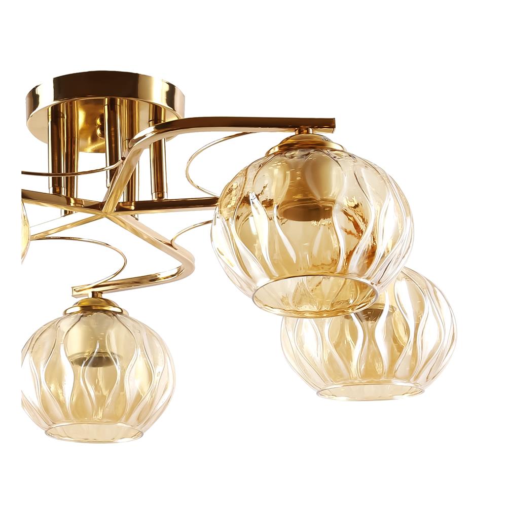 ไฟถาด NEOLIGHT 19137-5FG สีทอง/ชา 5 หัว