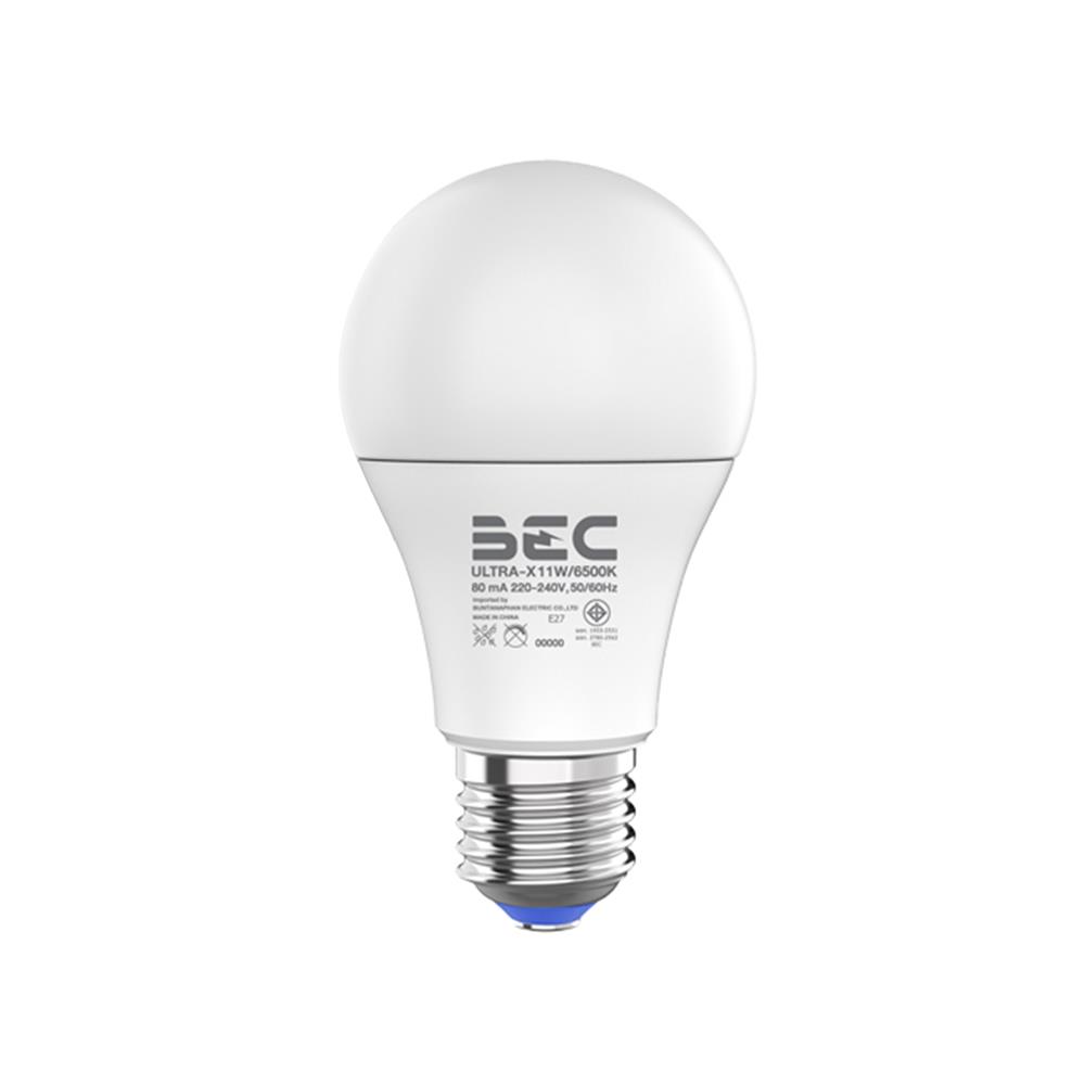 หลอด LED BEC ULTRA-X 11 วัตต์ DAYLIGHT E27 แพ็ก 4 ชิ้น