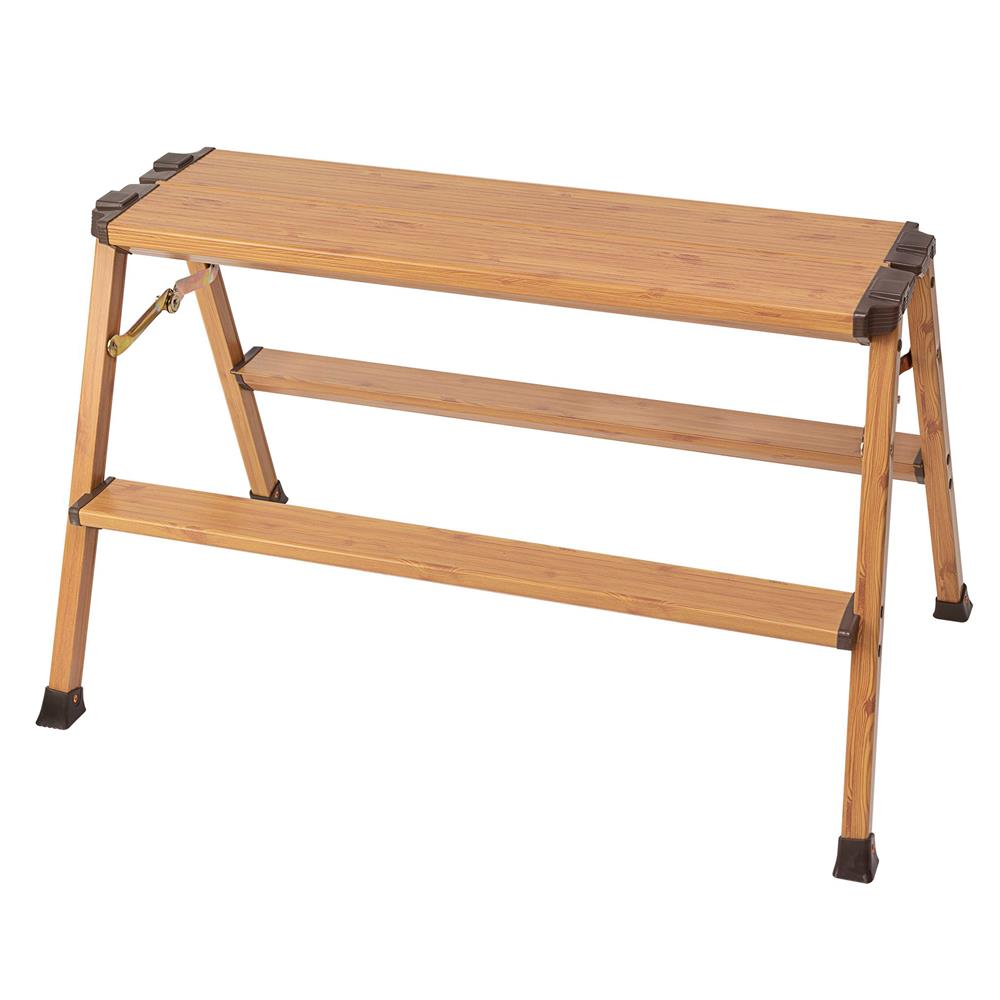 บันไดอเนกประสงค์ MATALL DAT-KW2-90 2 ขั้น ลายไม้_1