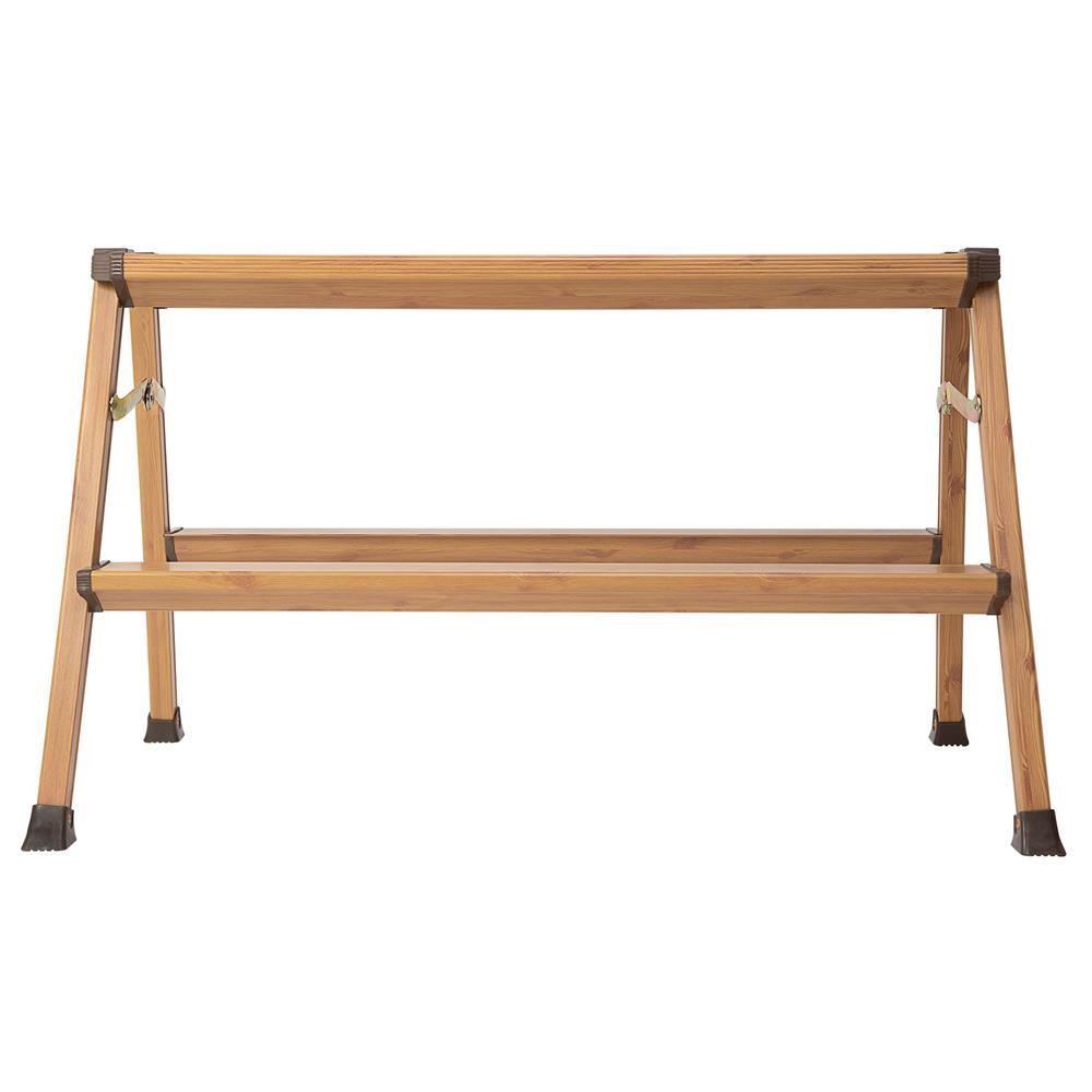 บันไดอเนกประสงค์ MATALL DAT-KW2-90 2 ขั้น ลายไม้