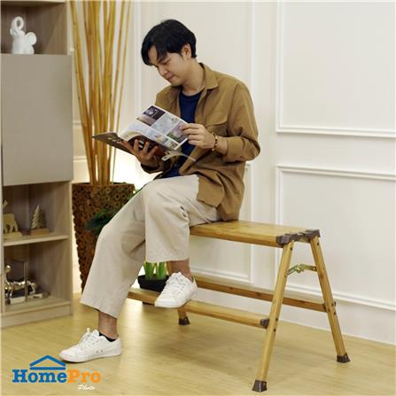 บันไดอเนกประสงค์ MATALL DAT-KW2-90 2 ขั้น ลายไม้_5