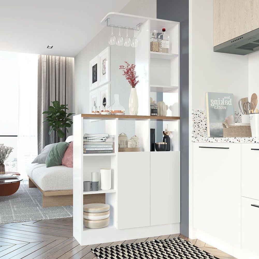 เคาน์เตอร์บาร์ SB FURNITURE BURGESS 19209650 90 ซม. สีขาว