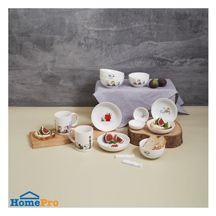 ชุดจานชาม BONE CHINA CORNING WARE SNOOPY FRIENDS 14 ชิ้น_2