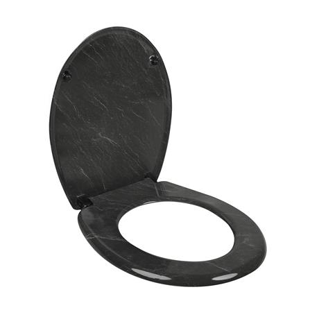 ฝารองนั่ง MOYA DUROPLAST 23EVD01 ลายหินอ่อนดำ_3