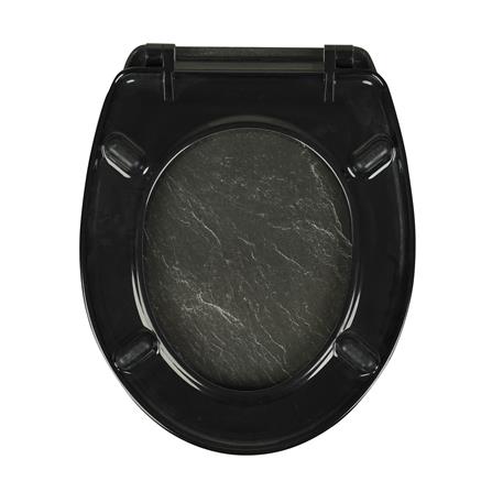 ฝารองนั่ง MOYA DUROPLAST 23EVD01 ลายหินอ่อนดำ_4