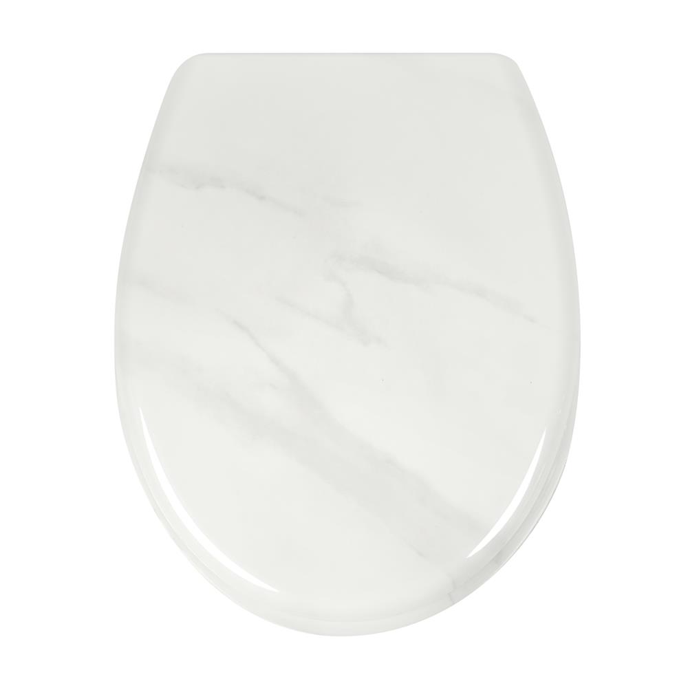 ฝารองนั่ง MOYA DUROPLAST 23EVD02 ลายหินอ่อนขาว