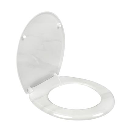 ฝารองนั่ง MOYA DUROPLAST 23EVD02 ลายหินอ่อนขาว_2