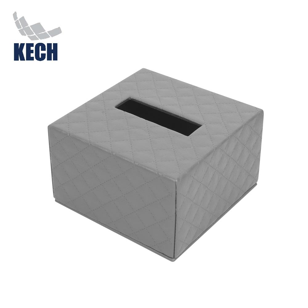 กล่องทิชชู่ POPUP PVC KECH PERTH สีเทา_1